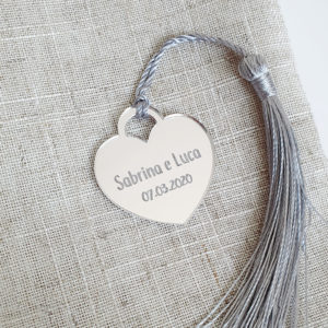 Segnaposto Charm Cuore in Plexiglass
