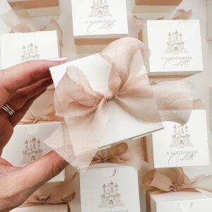 Scatolina confetti Cube per Battesimo
